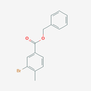 molecular formula C15H13BrO2 B318640 Benzyl 3-bromo-4-methylbenzoate 