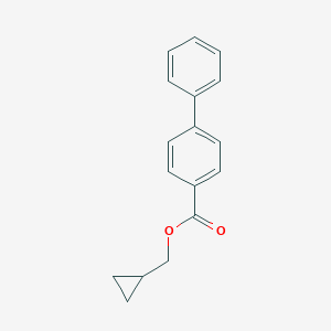 molecular formula C17H16O2 B318641 Cyclopropylmethyl biphenyl-4-carboxylate 