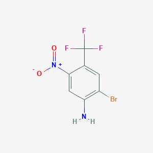 2-Bromo-5-nitro-4-(trifluoromethyl)aniline