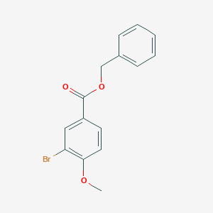 molecular formula C15H13BrO3 B318642 Benzyl 3-bromo-4-methoxybenzoate 