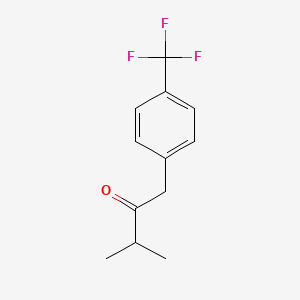 molecular formula C12H13F3O B3186514 3-Methyl-1-[4-(trifluoromethyl)phenyl]butan-2-one CAS No. 1247829-73-7