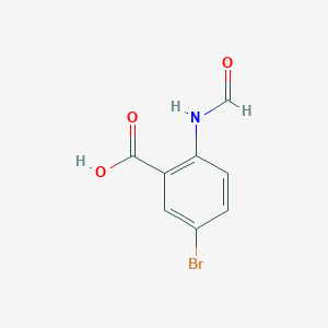 molecular formula C8H6BrNO3 B3186522 5-Bromo-2-formamidobenzoic acid CAS No. 1248924-55-1
