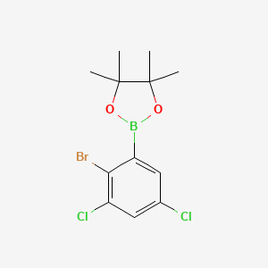 2-(2-Bromo-3,5-dichlorophenyl)-4,4,5,5-tetramethyl-1,3,2-dioxaborolane