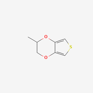 molecular formula C7H8O2S B3186666 2-Methyl-2,3-dihydrothieno[3,4-b][1,4]dioxine CAS No. 126235-11-8