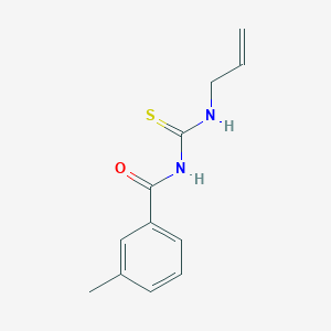 molecular formula C12H14N2OS B318669 N-allyl-N'-(3-methylbenzoyl)thiourea 