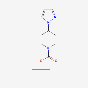 B3186698 tert-butyl 4-(1H-pyrazol-1-yl)piperidine-1-carboxylate CAS No. 1269429-29-9