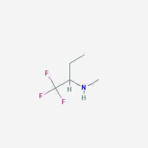 molecular formula C5H10F3N B3186815 N-Methyl-1,1,1-trifluoro-2-butylamine CAS No. 1314972-82-1