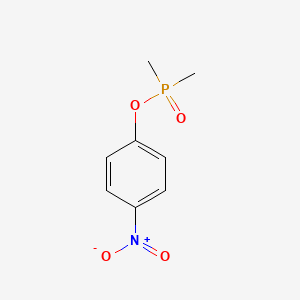 molecular formula C8H10NO4P B3186880 p-Nitrophenyl dimethylphosphinate CAS No. 13344-08-6