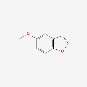 molecular formula C9H10O2 B3186899 5-Methoxy-2,3-dihydro-1-benzofuran CAS No. 13391-30-5