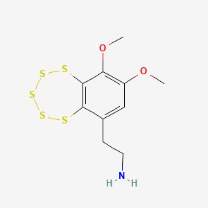 molecular formula C10H13NO2S5 B3186902 Varacin CAS No. 134029-48-4