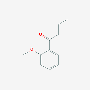 molecular formula C11H14O2 B3186909 o-Methoxybutyrophenone CAS No. 13404-83-6