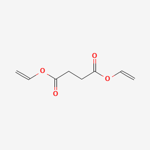 molecular formula C8H10O4 B3186911 Butanedioic acid, diethenyl ester CAS No. 13416-90-5