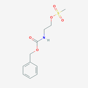 molecular formula C11H15NO5S B3186914 2-(Benzyloxycarbonylamino)ethyl methanesulfonate CAS No. 134307-72-5