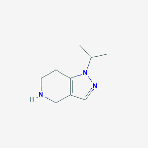 molecular formula C9H15N3 B3186961 1-Propan-2-yl-4,5,6,7-tetrahydropyrazolo[4,5-c]pyridine CAS No. 1368246-84-7
