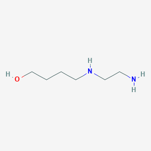 molecular formula C6H16N2O B3186975 1-Butanol, 4-[(2-aminoethyl)amino]- CAS No. 137020-06-5