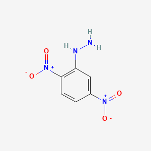 molecular formula C6H6N4O4 B3186979 Hydrazine, (2,5-dinitrophenyl)- CAS No. 137289-69-1