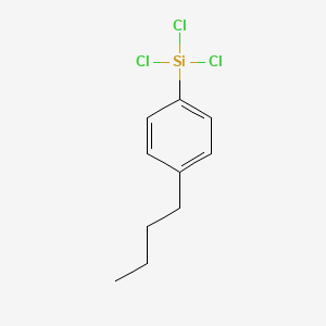 molecular formula C10H13Cl3Si B3187061 Silane, (4-butylphenyl)trichloro- CAS No. 139056-19-2