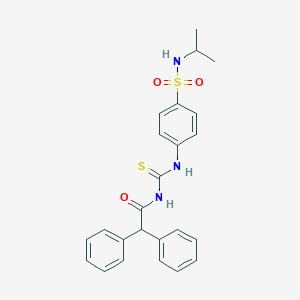 4-({[(diphenylacetyl)amino]carbothioyl}amino)-N-isopropylbenzenesulfonamide