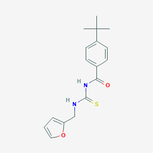 molecular formula C17H20N2O2S B318739 N-(4-tert-butylbenzoyl)-N'-(2-furylmethyl)thiourea 