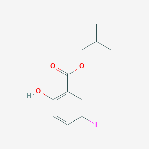 molecular formula C11H13IO3 B3187430 Isobutyl 2-hydroxy-5-iodobenzoate CAS No. 15206-70-9