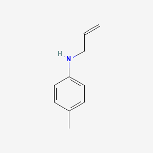 molecular formula C10H13N B3187447 p-Toluidine, N-allyl- CAS No. 15258-46-5
