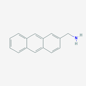 molecular formula C15H13N B3187477 蒽-2-基甲胺 CAS No. 15398-90-0