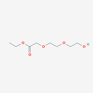 molecular formula C8H16O5 B3187499 Ethyl 2-[2-(2-hydroxyethoxy)ethoxy]acetate CAS No. 154773-33-8