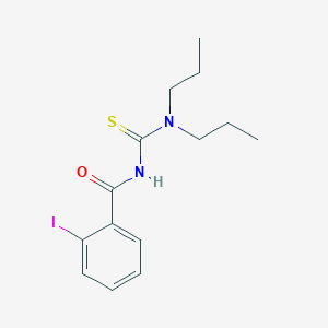 molecular formula C14H19IN2OS B318753 N-(dipropylcarbamothioyl)-2-iodobenzamide 