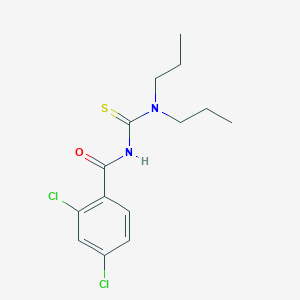 2,4-dichloro-N-(dipropylcarbamothioyl)benzamide