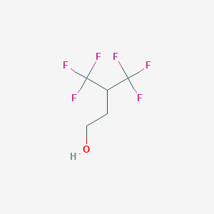 molecular formula C5H6F6O B031876 4,4,4-Trifluoro-3-(trifluoromethyl)butan-1-ol CAS No. 17327-35-4