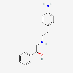 molecular formula C16H20N2O B3187650 (S)-2-((4-Aminophenethyl)amino)-1-phenylethanol CAS No. 1624261-01-3