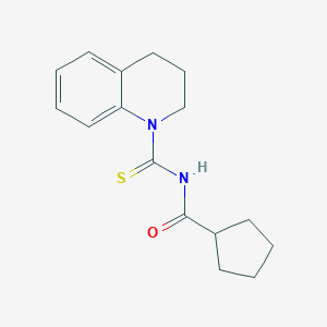 N-(3,4-dihydro-1(2H)-quinolinylcarbothioyl)cyclopentanecarboxamide