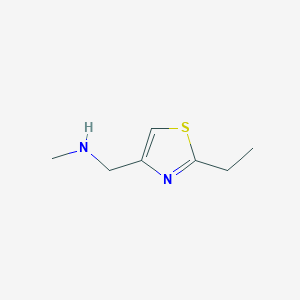 [(2-Ethyl-1,3-thiazol-4-yl)methyl](methyl)amine