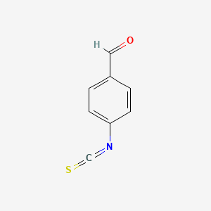 molecular formula C8H5NOS B3187711 Benzaldehyde, 4-isothiocyanato- CAS No. 16534-85-3