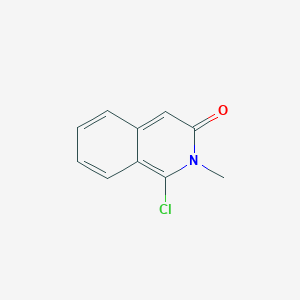molecular formula C10H8ClNO B3187714 3(2H)-Isoquinolinone, 1-chloro-2-methyl- CAS No. 16535-96-9