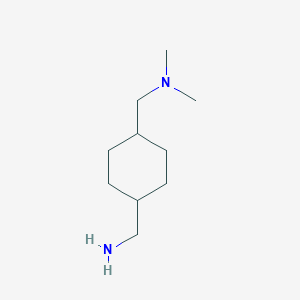 molecular formula C10H22N2 B3187723 [(1r,4r)-4-[(Dimethylamino)methyl]cyclohexyl]methanamine CAS No. 166168-13-4