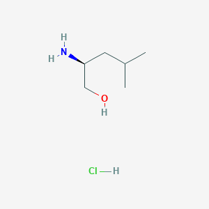 molecular formula C6H16ClNO B3187743 (S)-2-Amino-4-methylpentan-1-ol hydrochloride CAS No. 17016-87-4