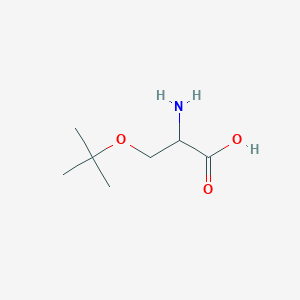molecular formula C7H15NO3 B3187748 O-tert-Butyl-DL-serine CAS No. 17083-25-9