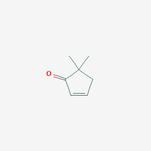 molecular formula C7H10O B3187756 2-Cyclopenten-1-one, 5,5-dimethyl- CAS No. 17197-84-1