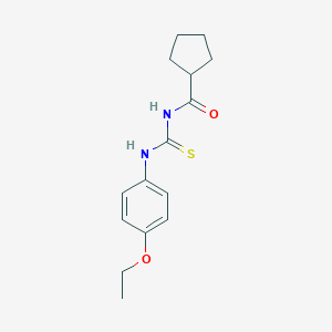 N-[(4-ethoxyphenyl)carbamothioyl]cyclopentanecarboxamide