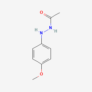 molecular formula C9H12N2O2 B3187802 n'-(4-Methoxyphenyl)acetohydrazide CAS No. 17473-78-8