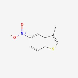 molecular formula C9H7NO2S B3187816 3-Methyl-5-nitro-1-benzothiophene CAS No. 17514-62-4