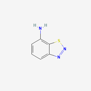 molecular formula C6H5N3S B3187818 Benzo[d][1,2,3]thiadiazol-7-amine CAS No. 1753-30-6