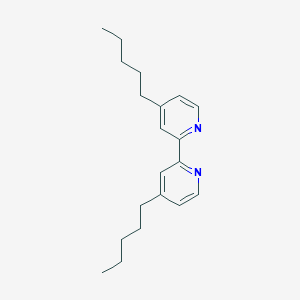molecular formula C20H28N2 B3187830 4,4'-Dipentyl-2,2'-bipyridine CAS No. 1762-37-4