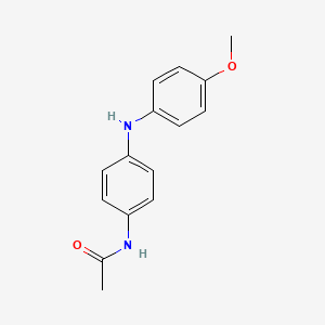molecular formula C15H16N2O2 B3187851 N-[4-(4-Methoxyanilino)phenyl]acetamide CAS No. 17785-89-6
