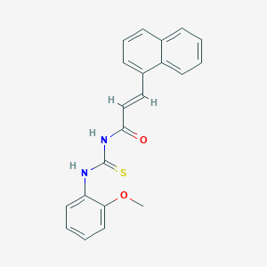 N-(2-methoxyphenyl)-N'-[3-(1-naphthyl)acryloyl]thiourea