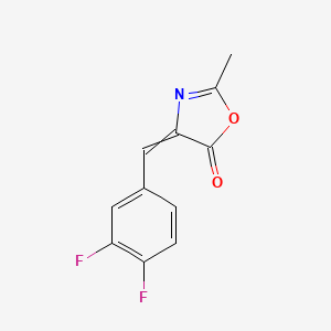 4-[(3,4-Difluorophenyl)methylidene]-2-methyl-1,3-oxazol-5(4H)-one