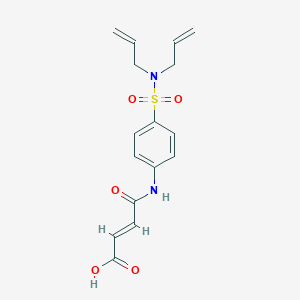 4-{4-[(Diallylamino)sulfonyl]anilino}-4-oxo-2-butenoic acid