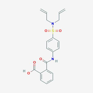 2-({4-[(Diallylamino)sulfonyl]anilino}carbonyl)benzoic acid