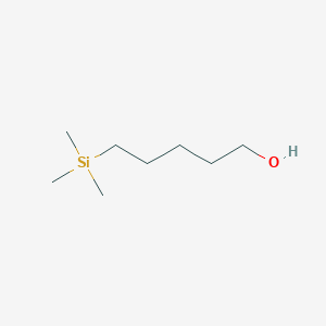 molecular formula C8H20OSi B3187950 5-(Trimethylsilyl)-1-pentanol CAS No. 18246-65-6